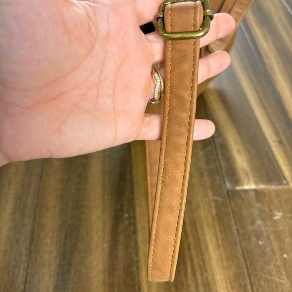 British Bag Company Brown Tartan Crossbody Shoulder Purse Y2K Horse Girl Preppy - Picture 8 of 9